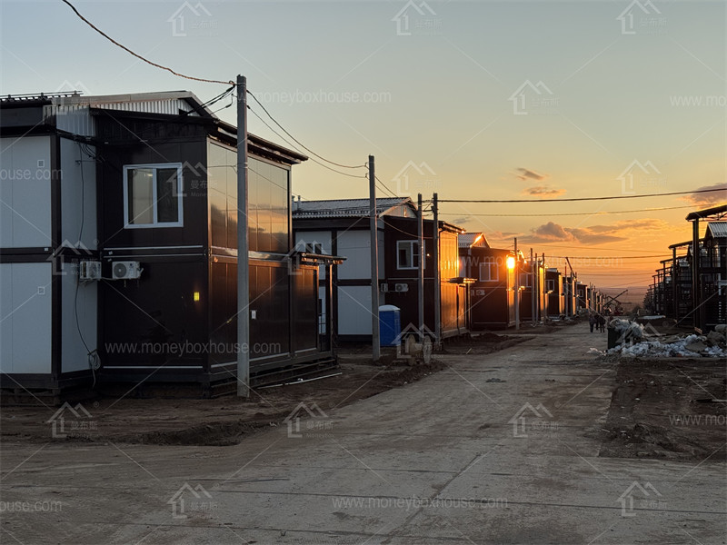Moneybox container student dormitories project in Russia