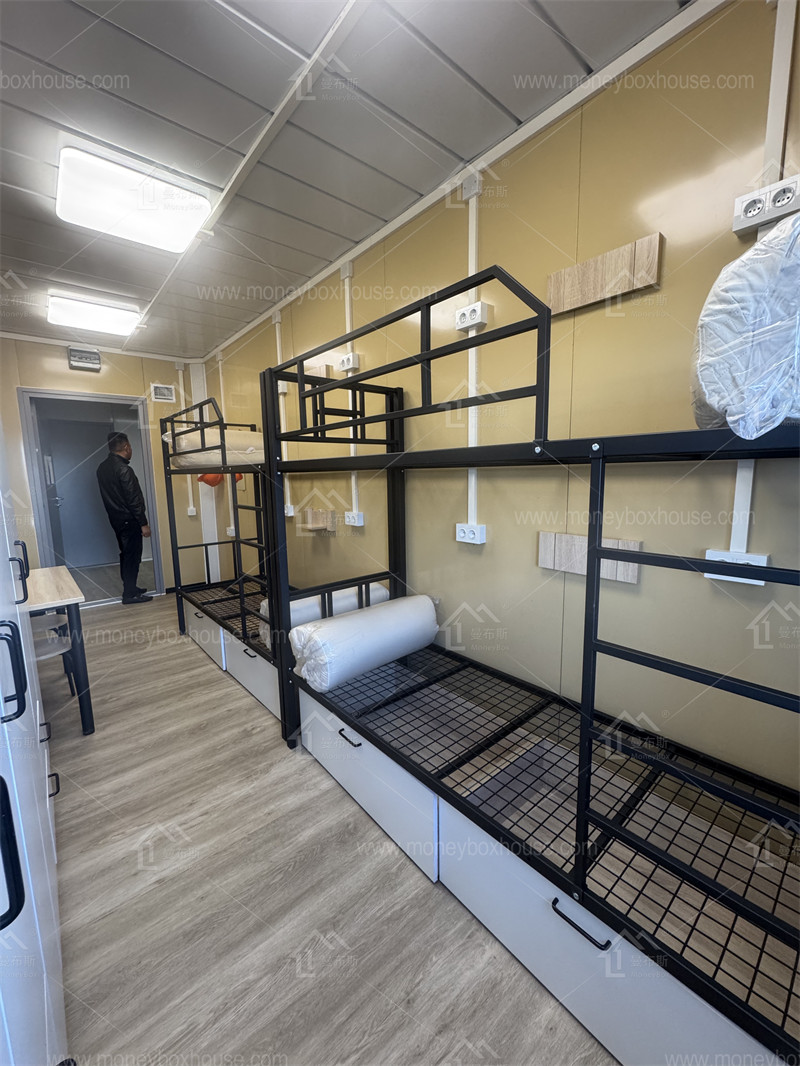Moneybox container student dormitories project in Russia