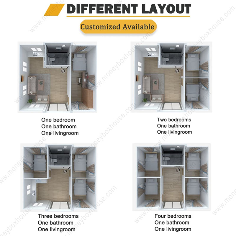Expandable container house