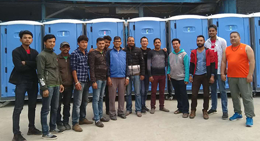servizi igienici portatili hdpe salvadanaio in nepal